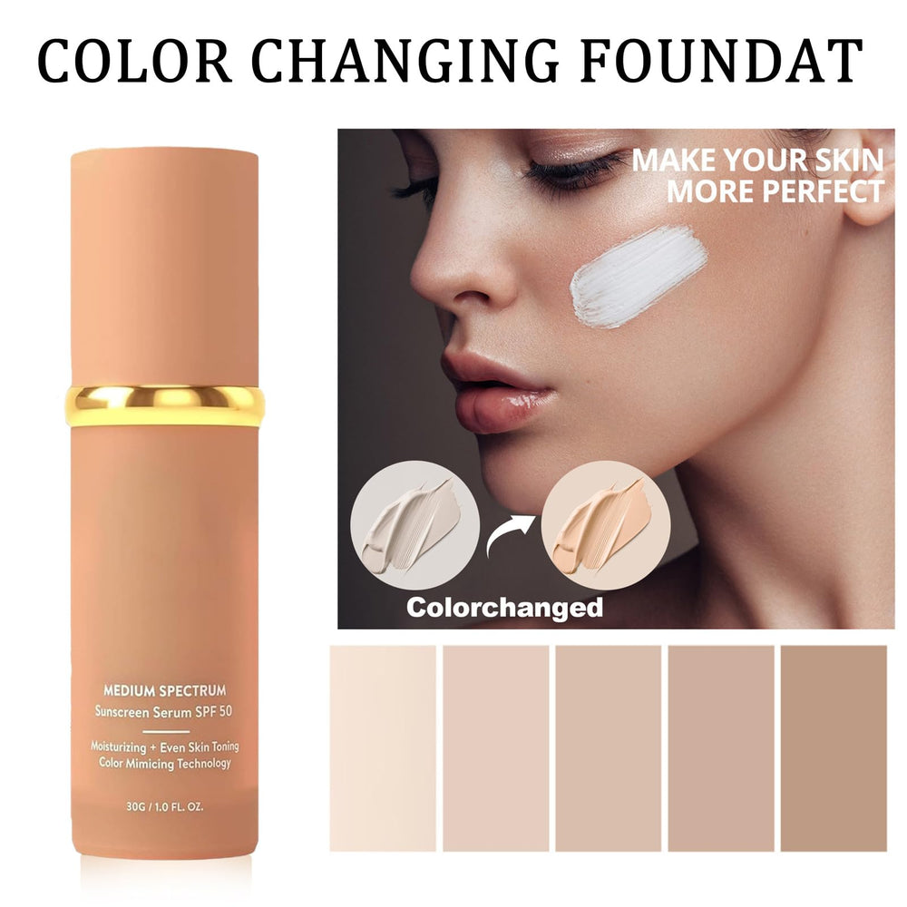 Rulinal Foundation 4 in 1 application blend demonstrates seamless finish