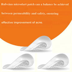 Rulvcian transparent ultra-thin patch adhered discreetly on skin