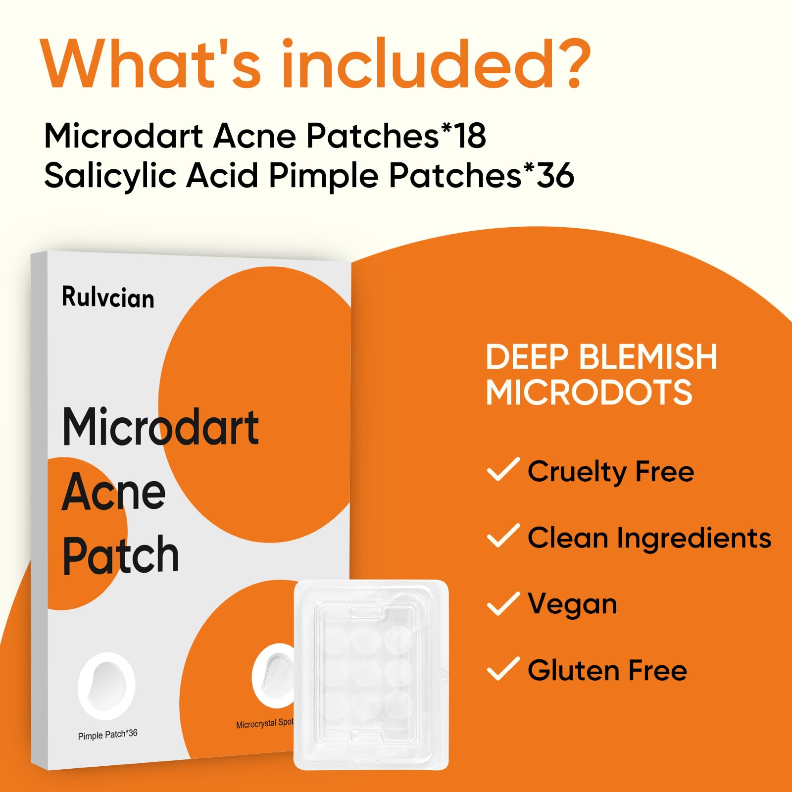 Rulvcian patch with hyaluronic and salicylic acids targets blemishes