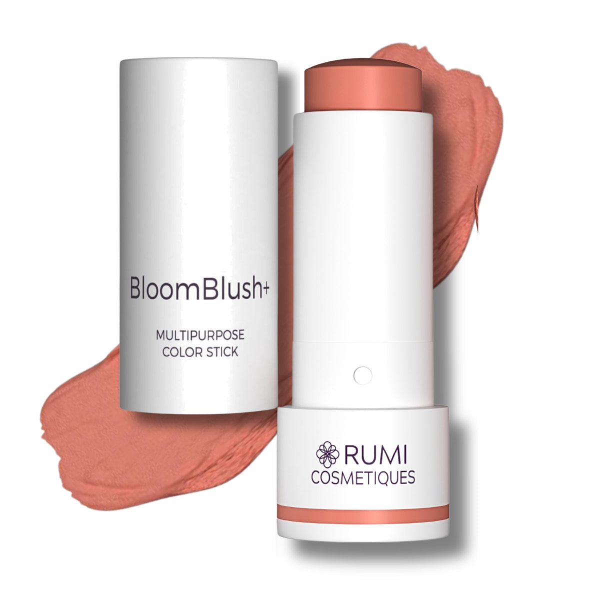 Rumi BloomBlush+ compact on-the-go color stick for quick looks