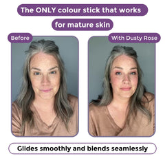 Rumi BloomBlush+ nourishing ingredients close-up for hydrated skin