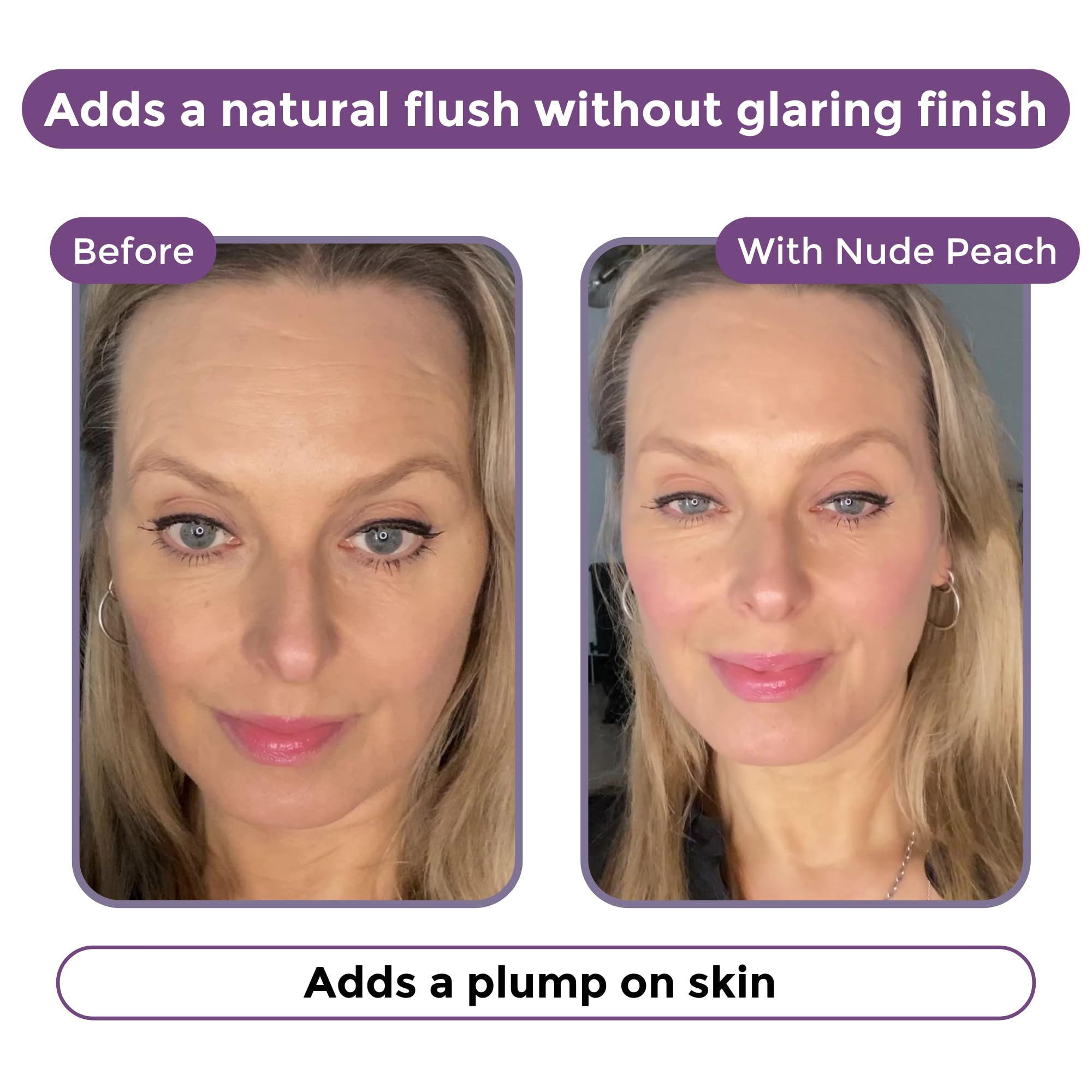 Rumi BloomBlush+ texture close-up highlighting creamy blend