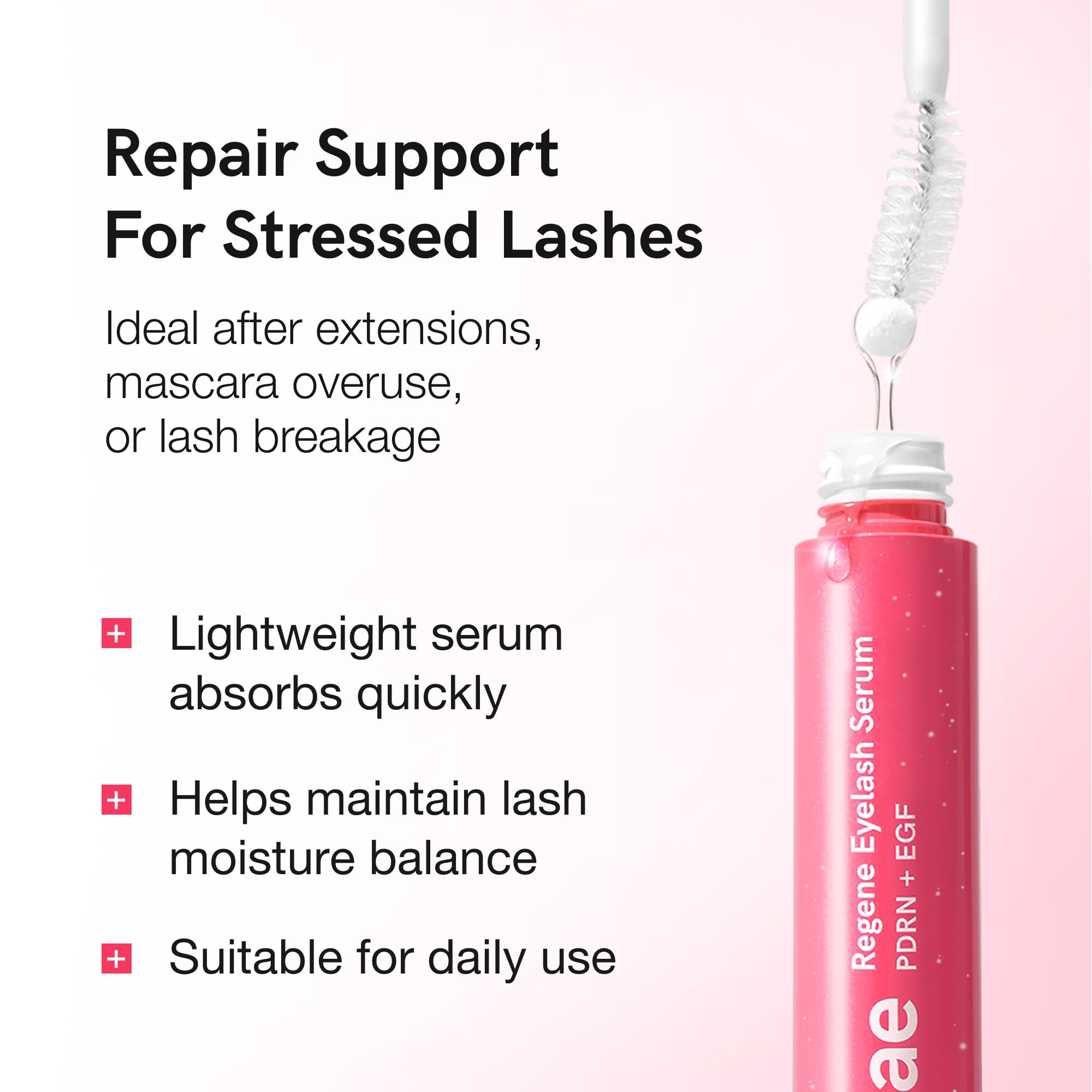 Ruminae prostaglandin-free formula label shown for sensitive-eye use