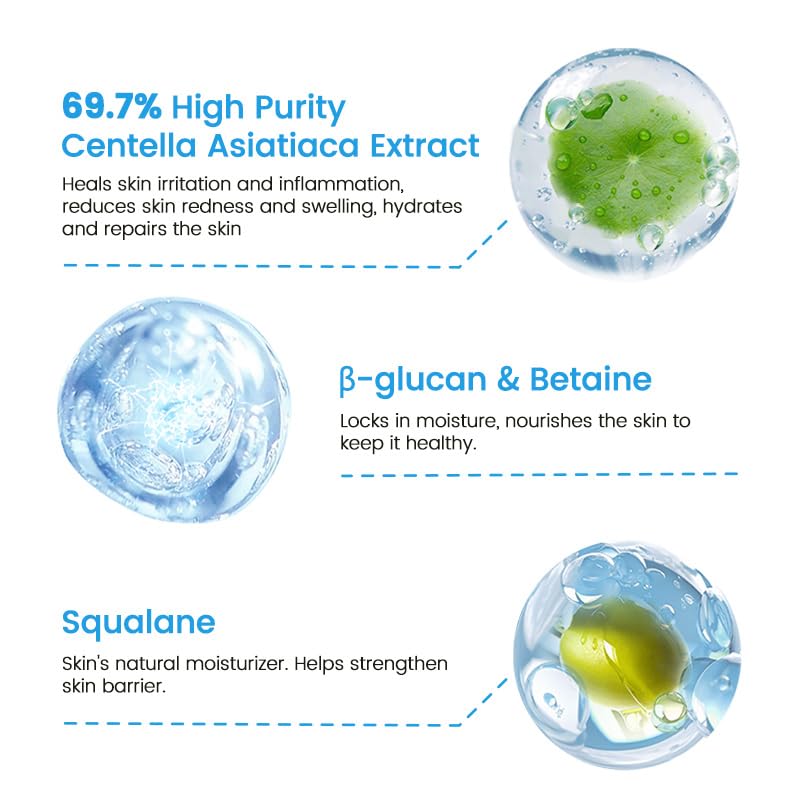 RUNBEN cooling gel texture close-up demonstrates fast absorption with no sticky residue.