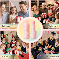 RUNBEN non-greasy lip balm texture on lips
