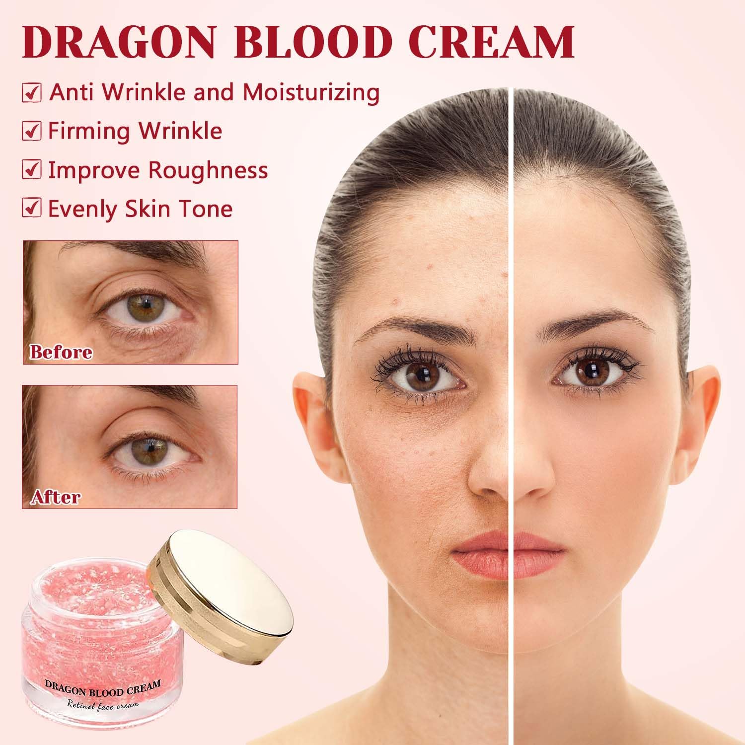 RunBuxd Dragon's Blood Easy Cream ingredients closeup highlighting natural extracts.