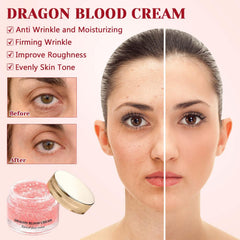 RunBuxd Dragon's Blood Easy Cream ingredients closeup highlighting natural extracts.