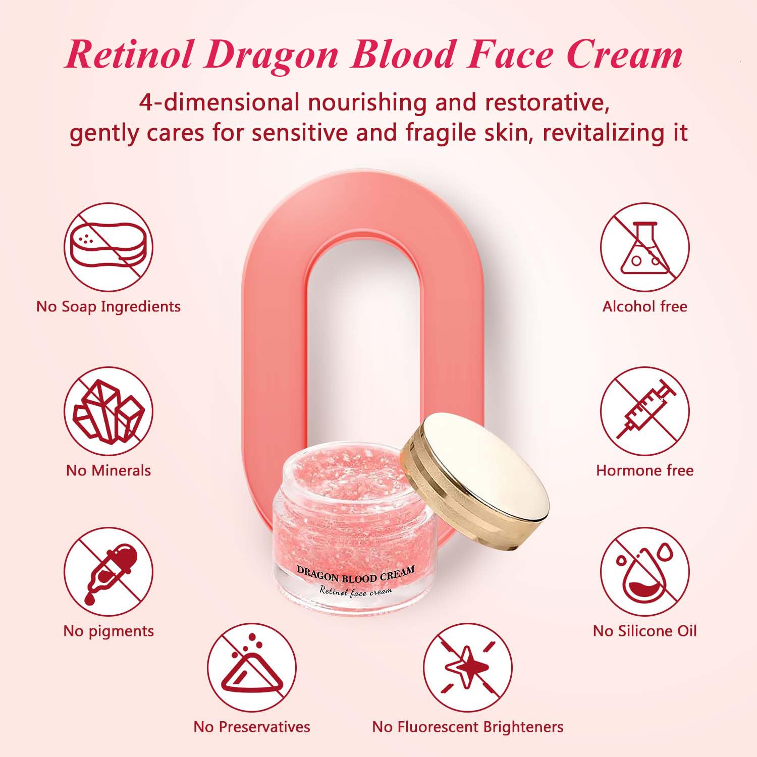 RunBuxd Dragon's Blood Easy Cream texture on skin for quick absorption.