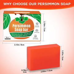 Runsidan persimmon soap bar suitable for all ages and routines