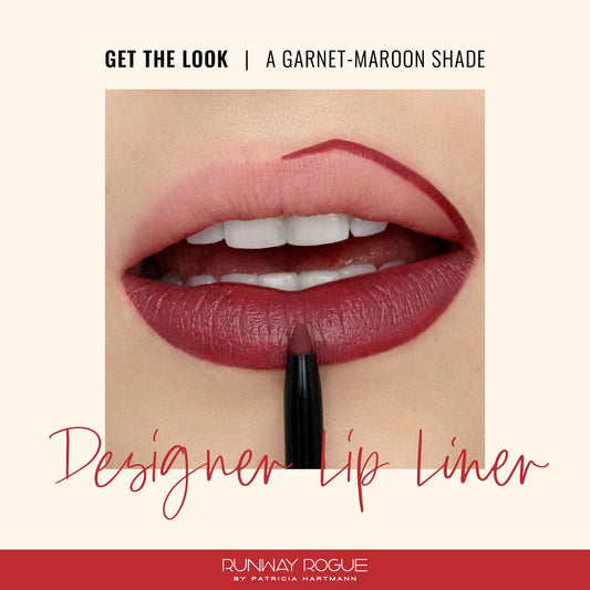 Runway Rogue Designer Lip Liner built-in sharpener for precise edges