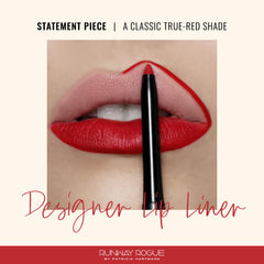 Runway Rogue Designer Liner Lip Pencil built-in sharpener highlights precise edge control.