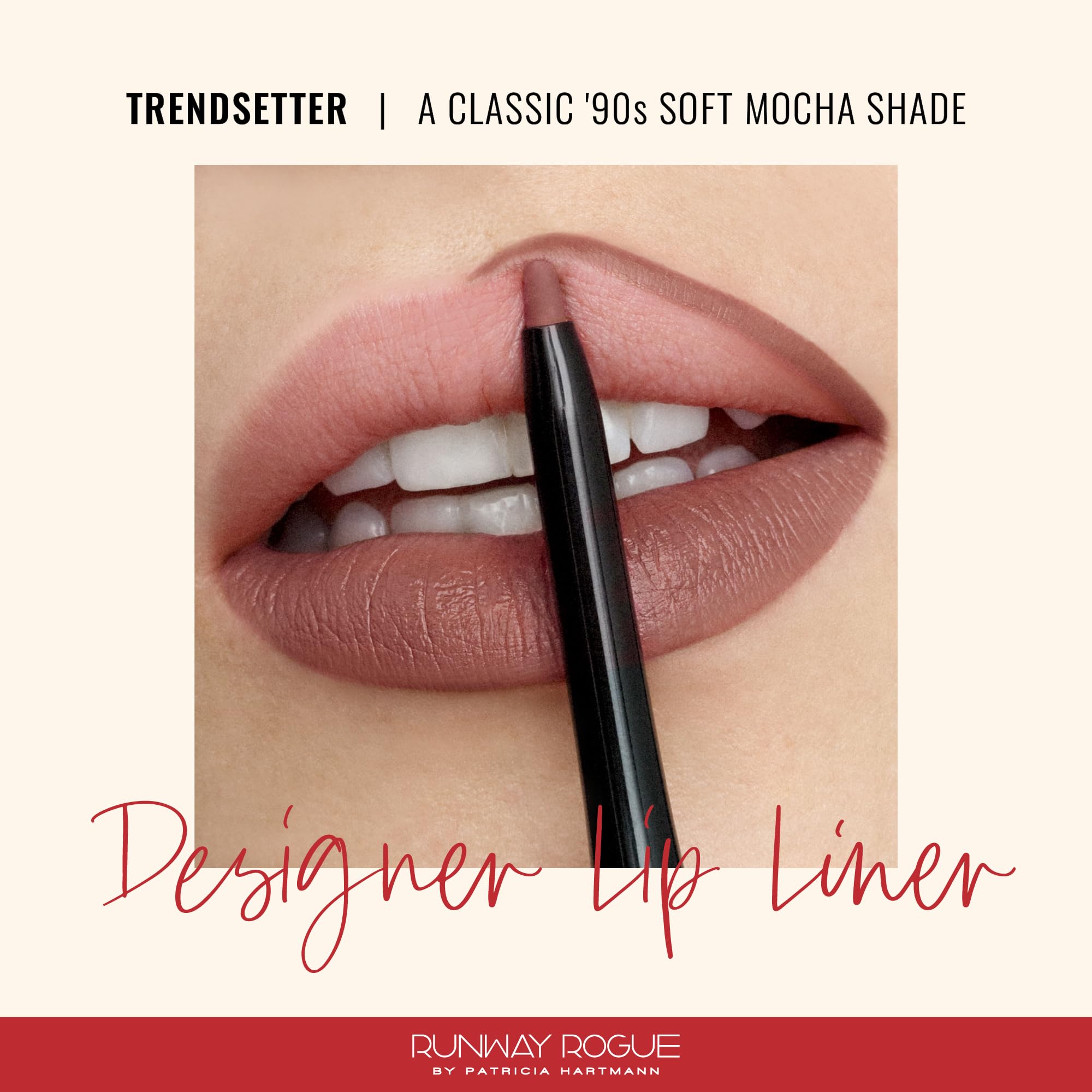Runway Rogue Designer Liner with built-in sharpener for precise, on-the-go use.