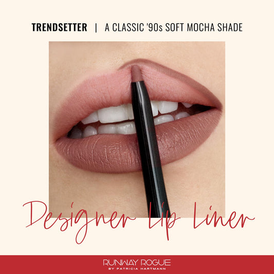 Runway Rogue Designer Liner with built-in sharpener for precise, on-the-go use.