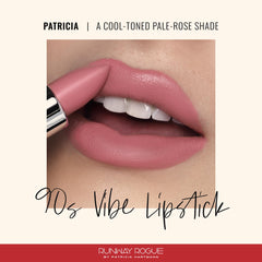 Patricia lipstick application close-up with creamy, moisturizing texture
