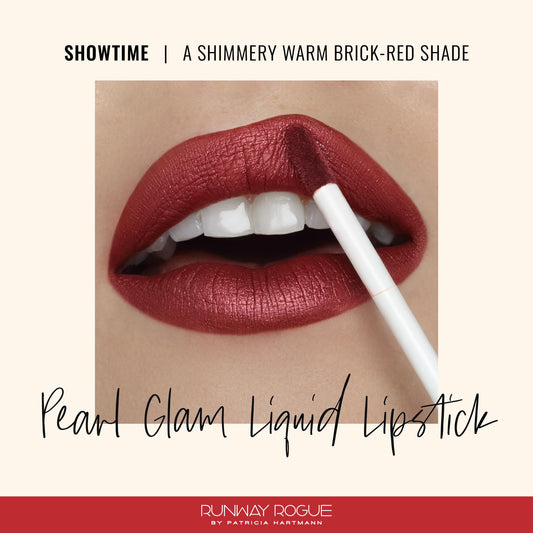 Runway Rogue Pearl Glam Showtime arm swatch shows rich color and shimmer