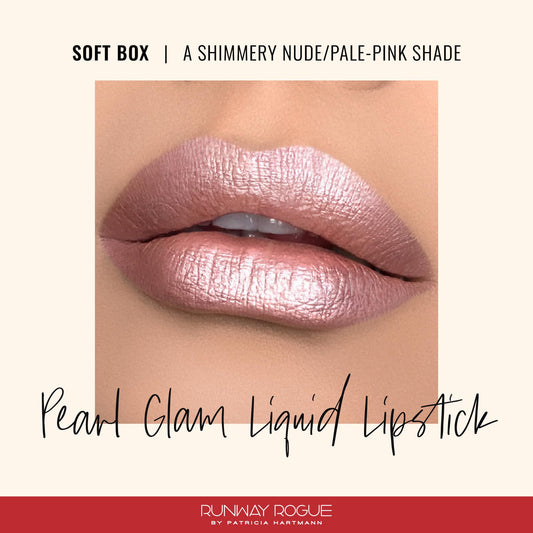 Runway Rogue Pearl Glam swatch in Soft Box shade for color clarity