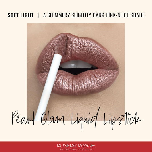 Runway Rogue Pearl Glam swatches reveal metallic pink-nude glow