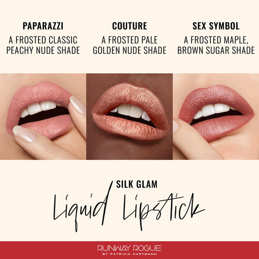 Runway Rogue Silk Glam Couture swatches reveal golden-nude glow and chic finish.