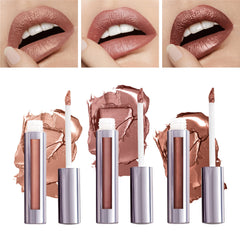 Runway Rogue Silk Glam Lipstick Couture bottle shines with golden shimmer for a luxe look.