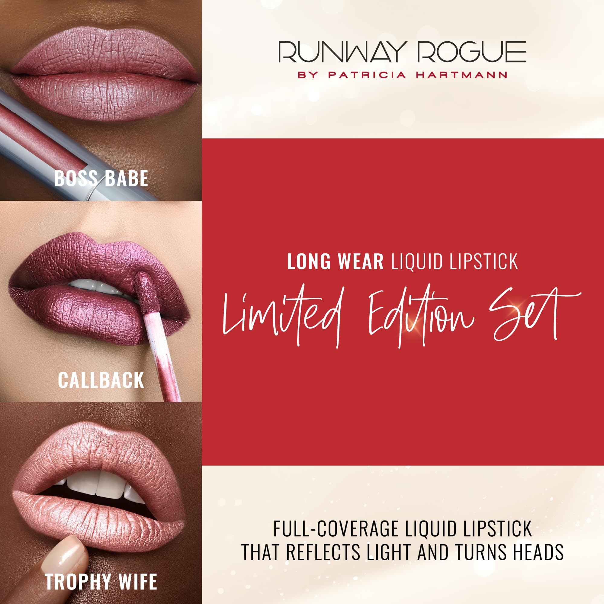 Runway Rogue Call Back shade swatch with earthy berry bronze tones