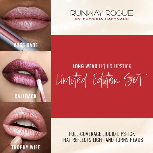 Runway Rogue Call Back shade swatch with earthy berry bronze tones
