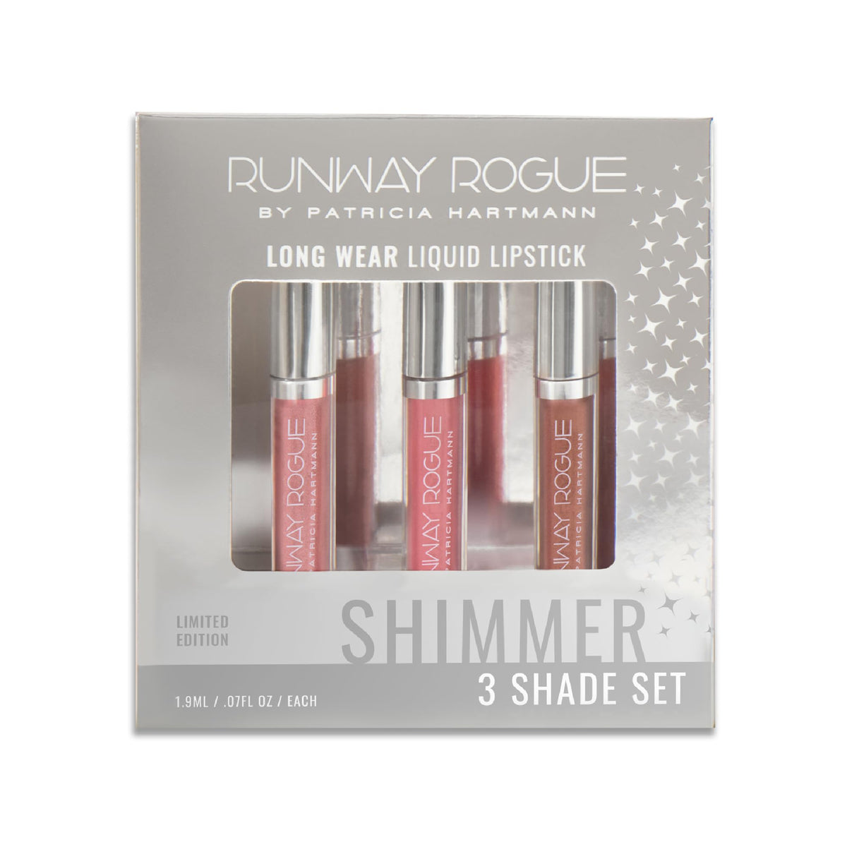 Runway Rogue Try Me 3 Mini Lipsticks Soft Box for soft-focus pink nude lips