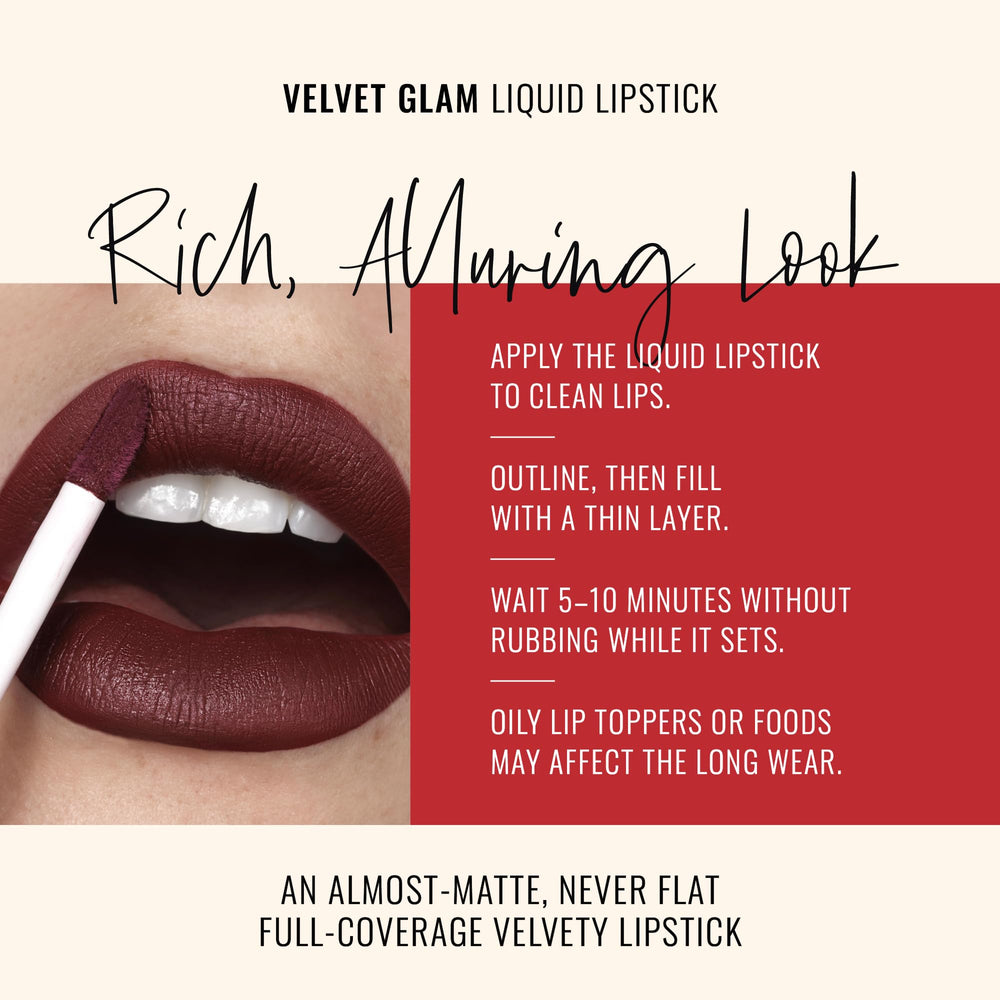 Runway Rogue Velvet Glam lipstick packaging with sleek design.