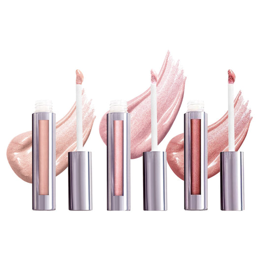 Runway Rogue LuxGloss Photo Filter on lips for a rich, shimmery finish