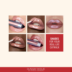 Vanilla bean scent note on Runway Rogue LuxGloss Photo Filter packaging.