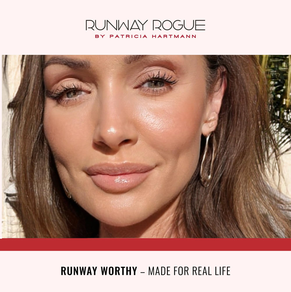 Runway Rogue soft lips after use with hydrated feel