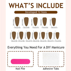 RUOKEXIN nail art starter kit with glue and tools
