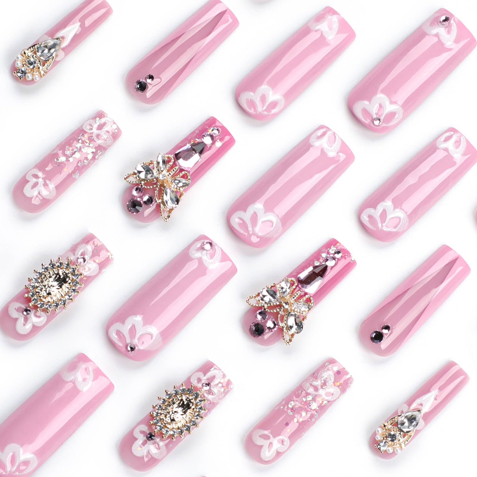 RUOKEXIN nail glue and jelly gums provide flexible sticking options