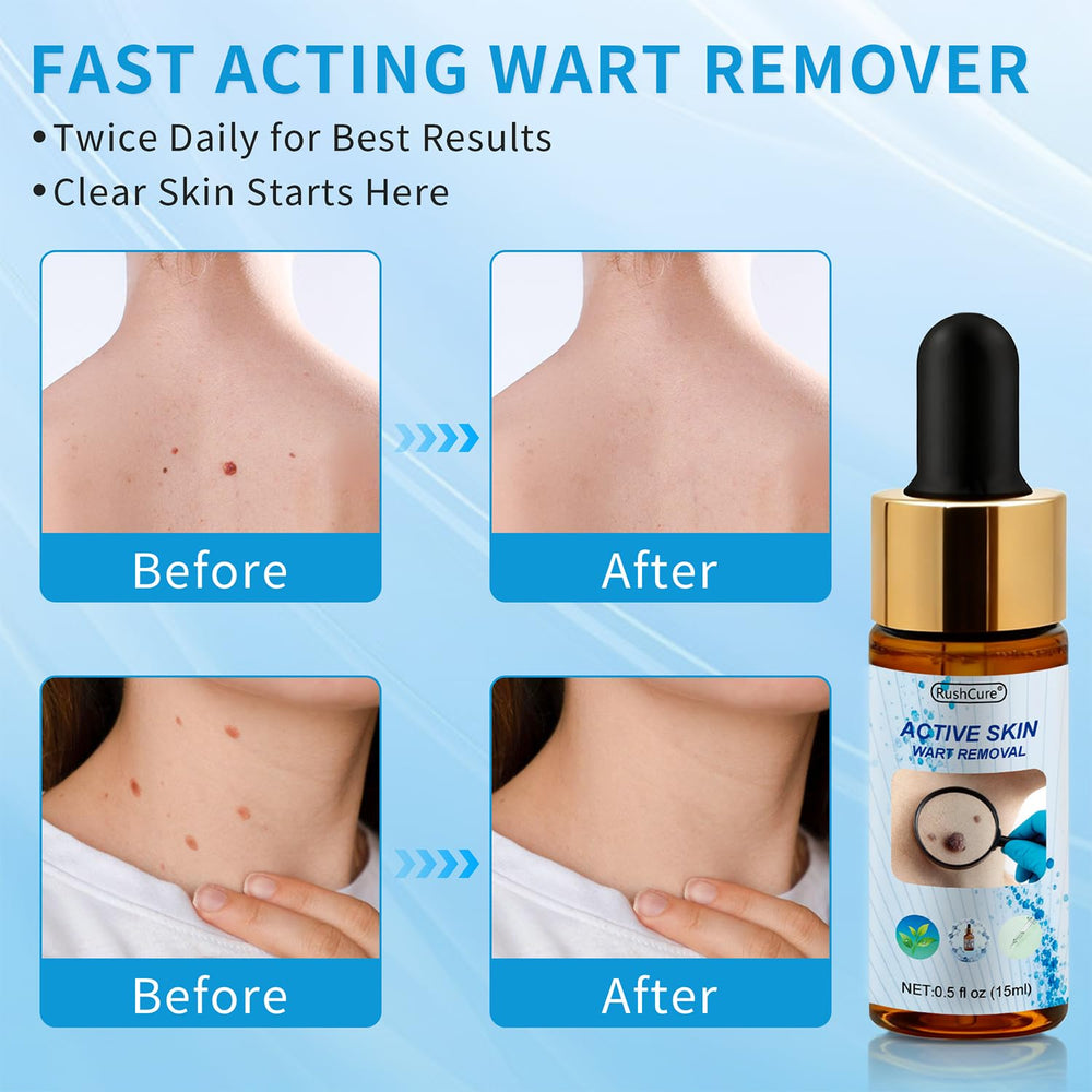 RushCure serum texture visible and lightweight for fast absorption