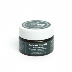 Rustic Art Neem Basil Face Wash concentrate spread and lather on damp skin.