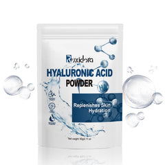 Ruxidora Hyaluronic Acid Powder 60g package — cosmetic-grade hydration for DIY serums.