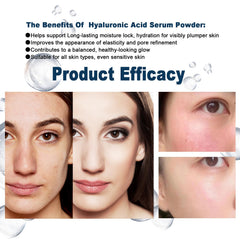 Ruxidora Hyaluronic Acid Powder with scoop included for accurate DIY dosing.