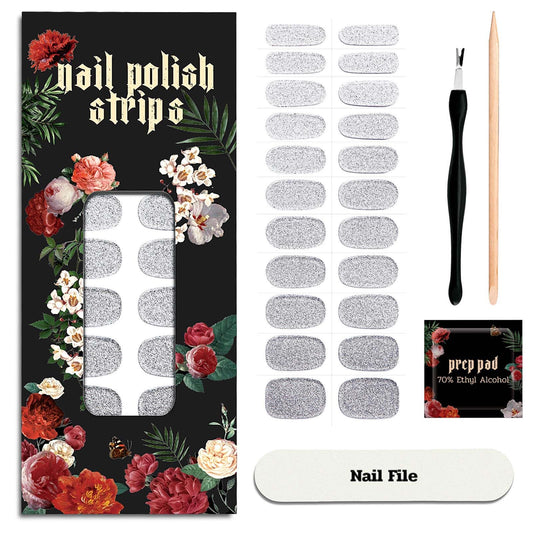 Ruyeefam nail polish strips pack overview highlights a complete home-salon kit.