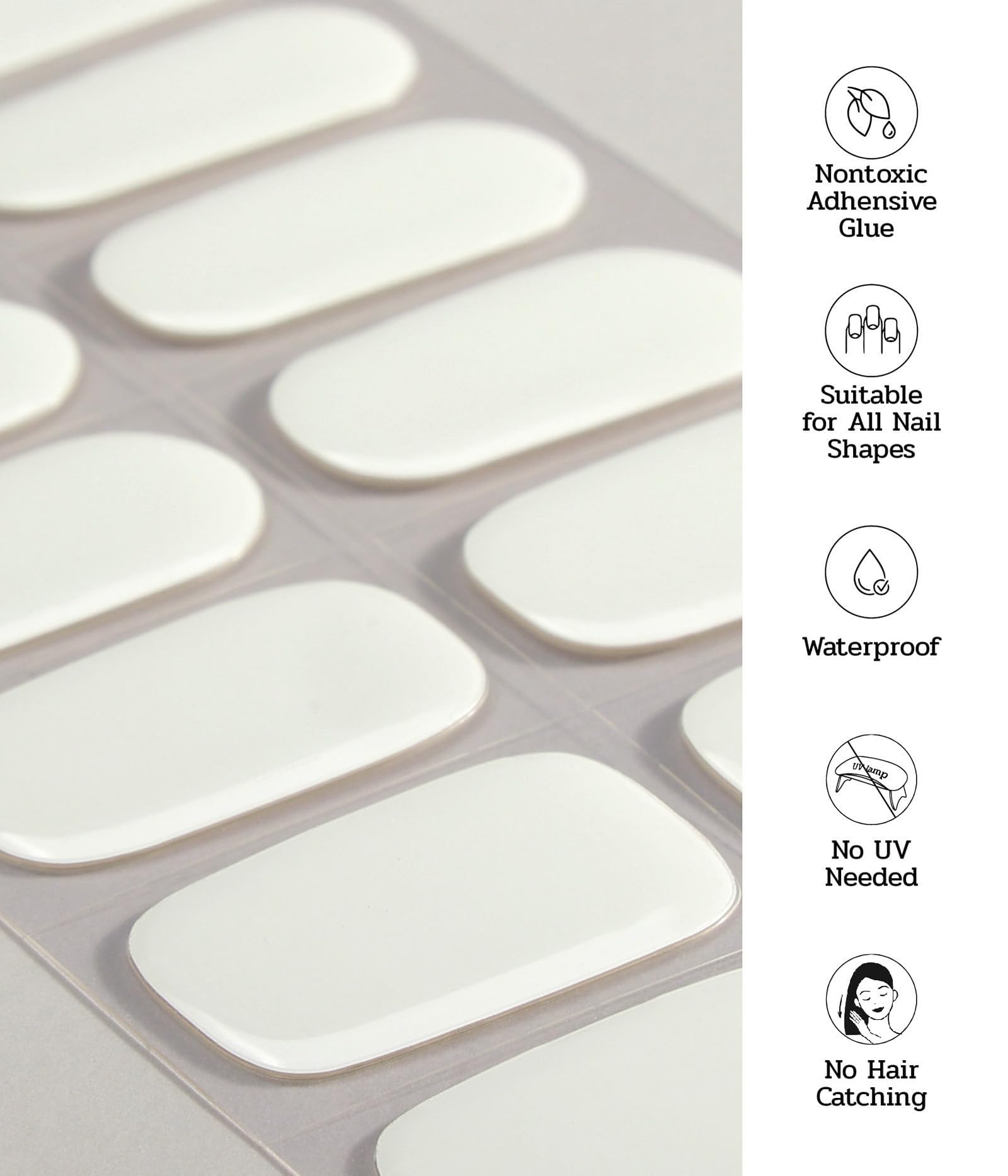 Ruyeefam nail strips demonstrating quick at-home application