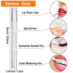 Rvetol transparent twist pen showing remaining liquid for easy planning