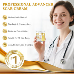 Rvlaim Scar Cream with clinical testing badge suggests evidence.