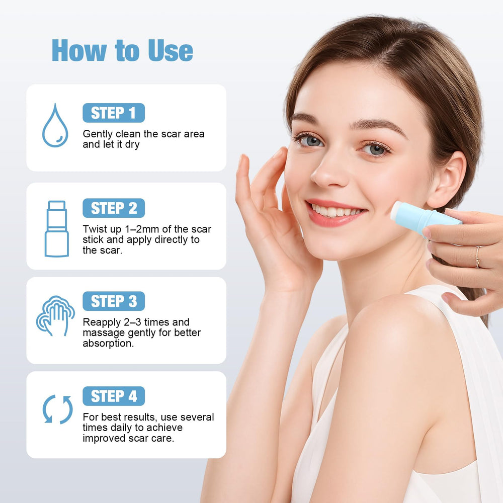Rvlaim scar stick suitable for surgical scars, stretch marks, acne scars