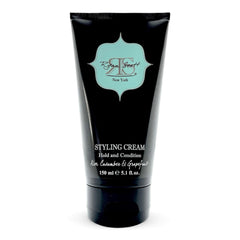 Ryan Scott RS styling cream bottle front showing non-greasy hold for flexible styling.