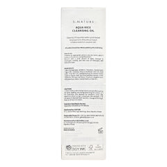 S.NATURE Aqua Rice Cleanser texture melt dissolves makeup gently.
