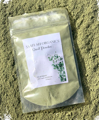 SAAFI AH ORGANICS Qasil Powder leaf powder for gentle exfoliation and cleansing.