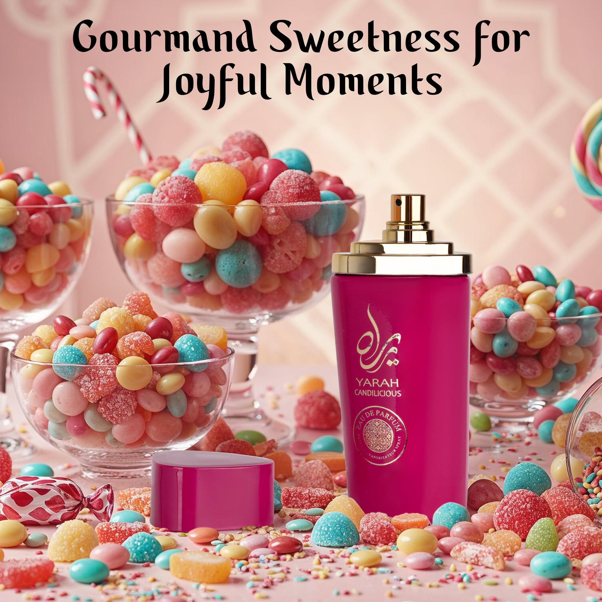 SAADAH Yarah Candilicious rose petal palette suggesting feminine charm and sweetness