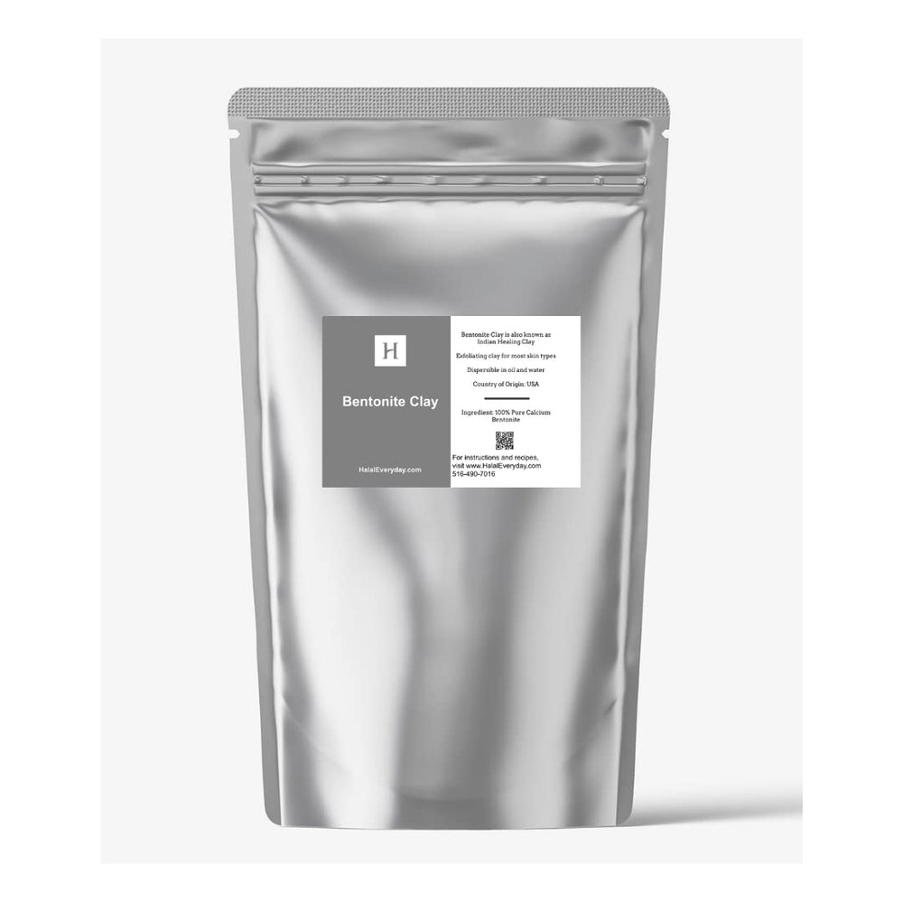 SAAQIN Bentonite clay cosmetic grade 5lb packaging for bulk orders.
