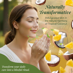 Saavy Naturals on bathroom counter for a daily moisturizing ritual.