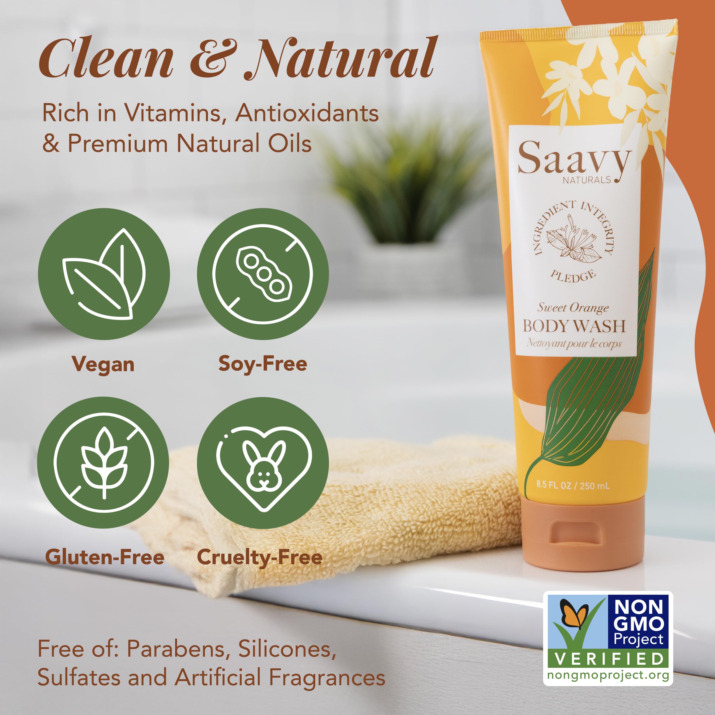 Saavy Naturals Aloe Vera swirl showing soothing, sensitive-skin care.
