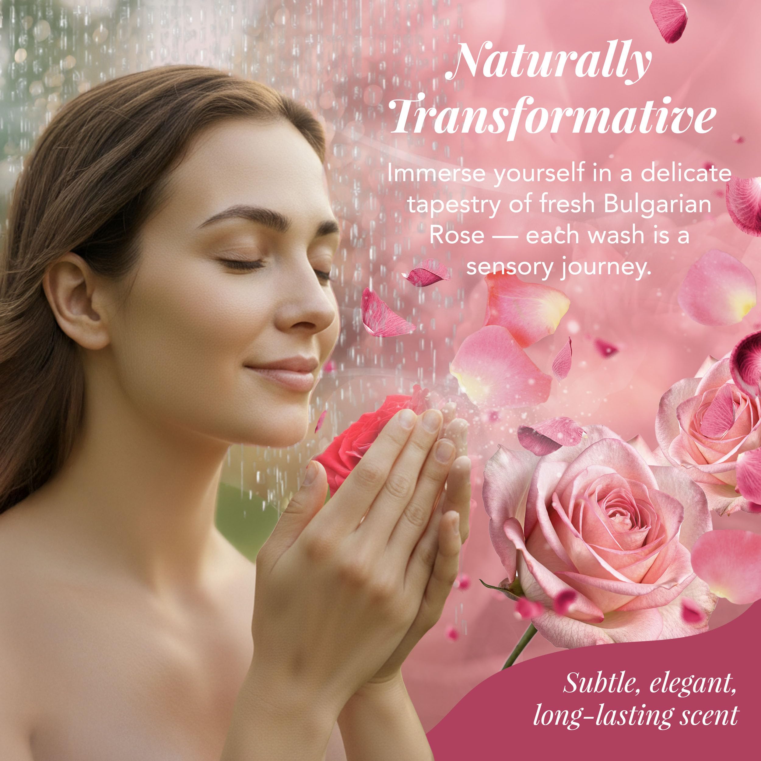 Saavy Naturals Bulgarian Rose 2-pack box highlighting value and convenience