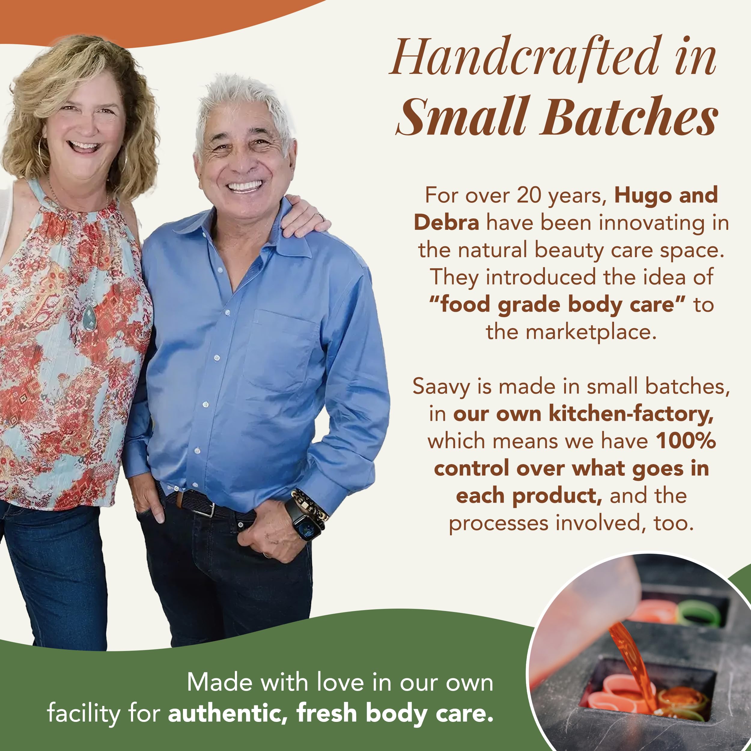Saavy Naturals Sweet Orange fragrance signals a refreshing home spa moment.